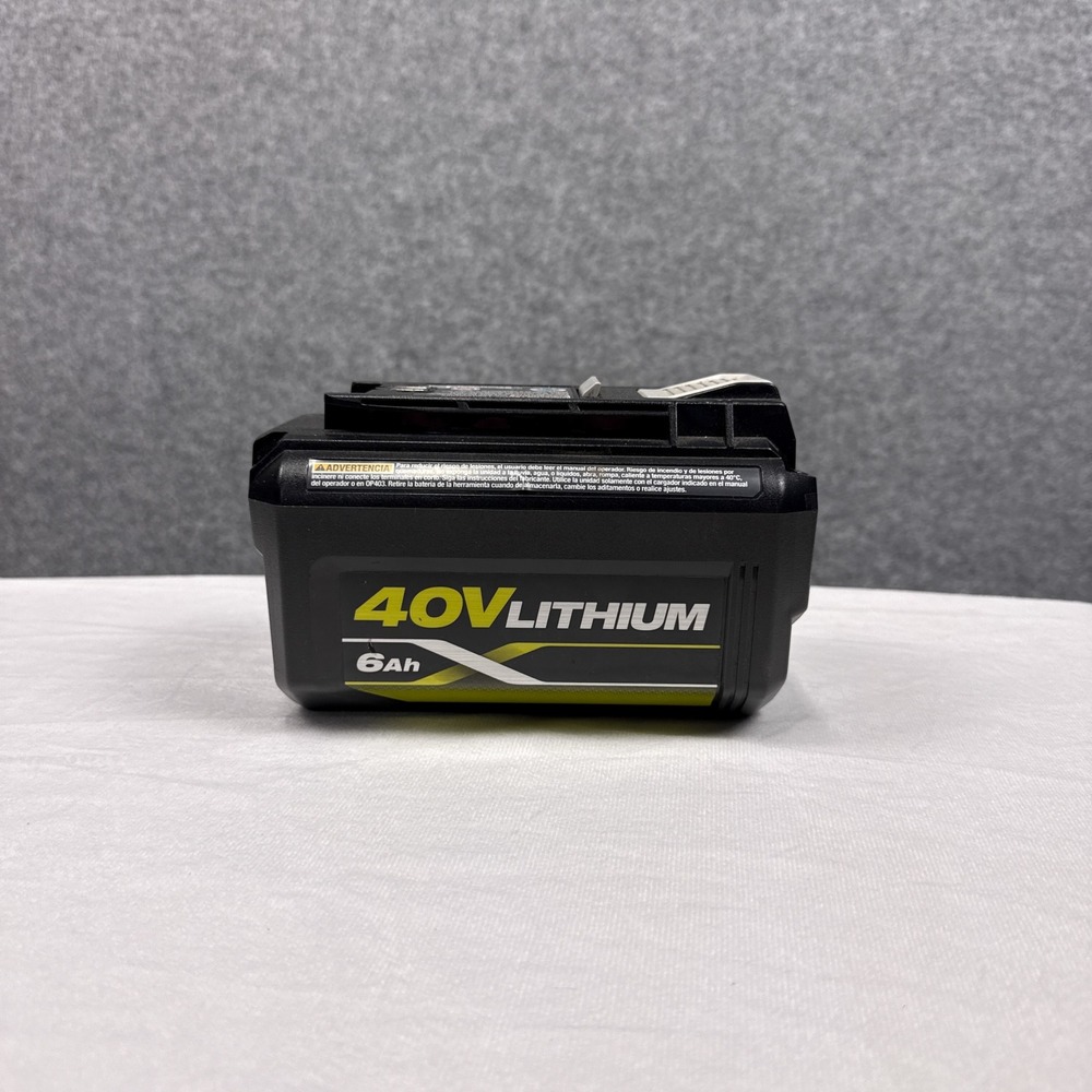 Ryobi 40V 6Ah Lithium Battery OP40602VNM Black Green For Parts Repair